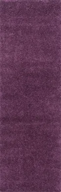 Cleona Purple 2' x 7' Runner Rug