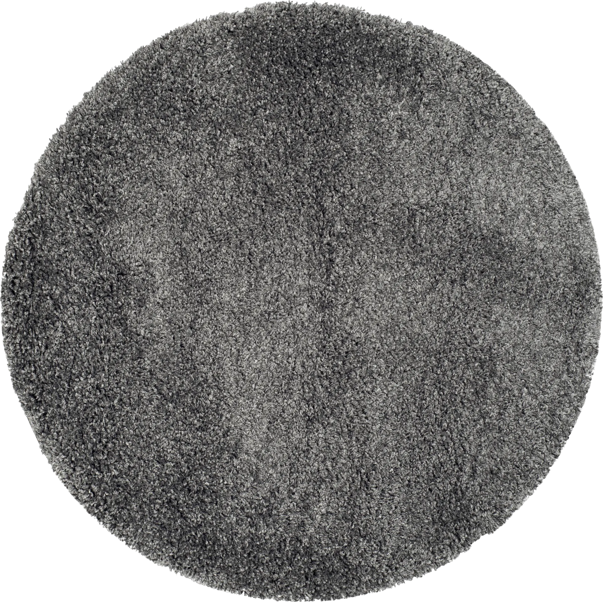 Cleona Dark Gray 4' Round Rug - Image 1