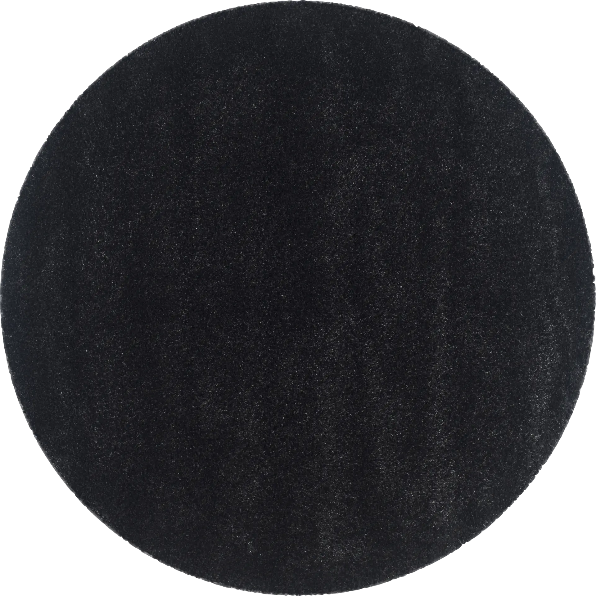 Cleona Black 4' Round Rug