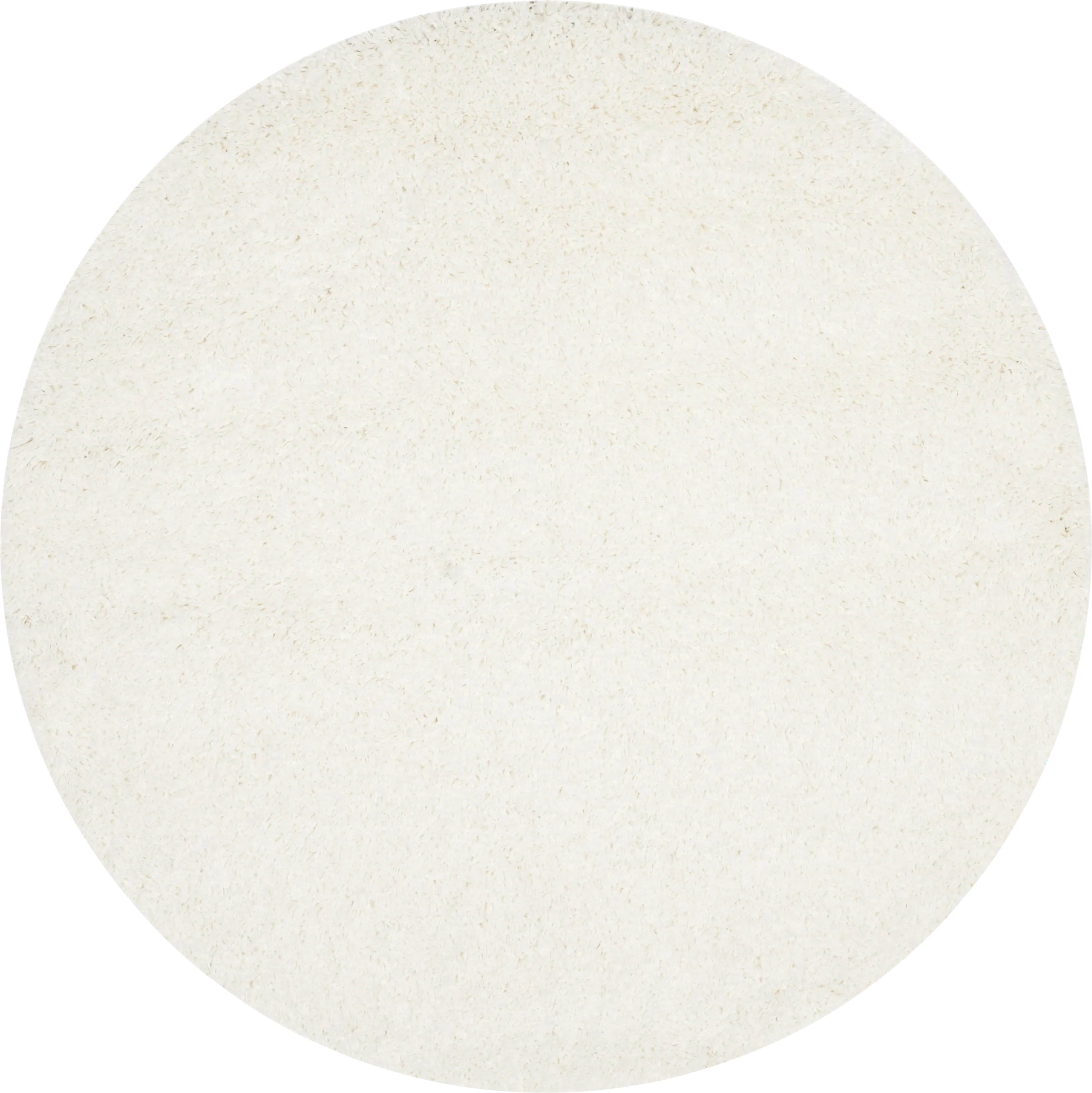 Cleona White 4' Round Rug - Thumbnail - Image 1