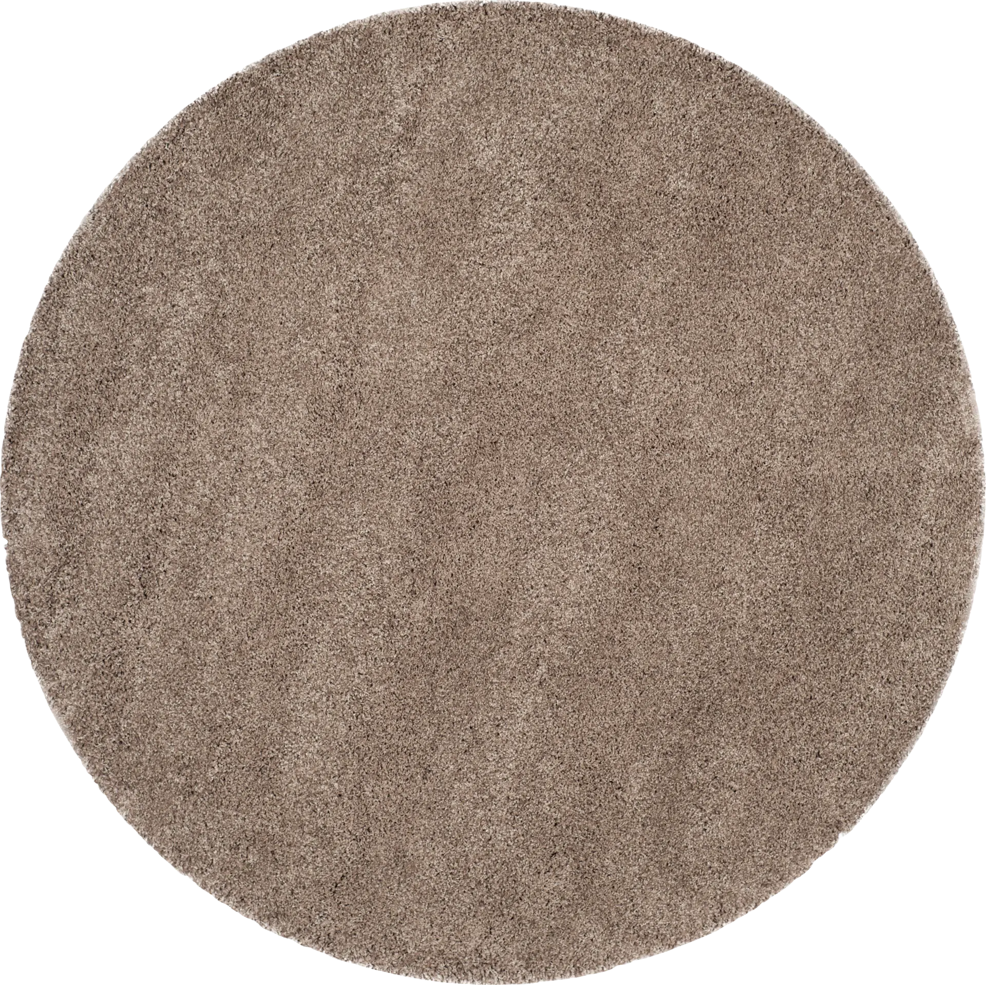 Cleona Taupe 4' Round Rug