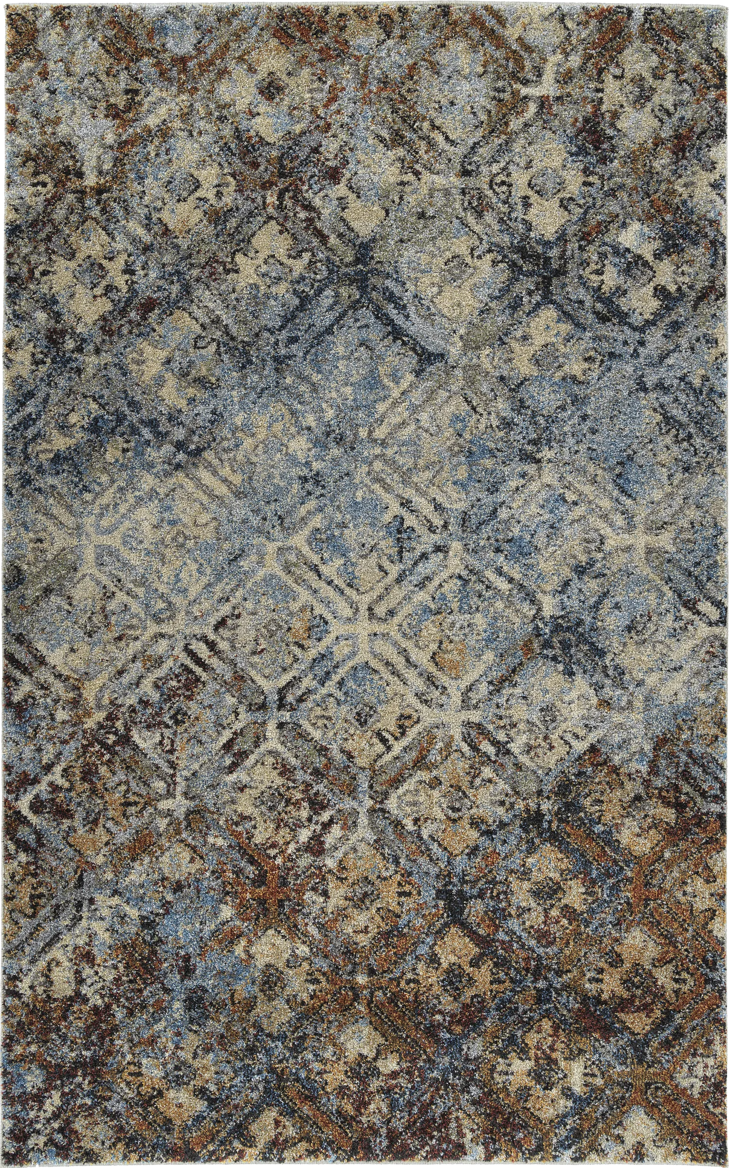 Anwar Gray 3' x 5' Rug - Thumbnail - Image 1