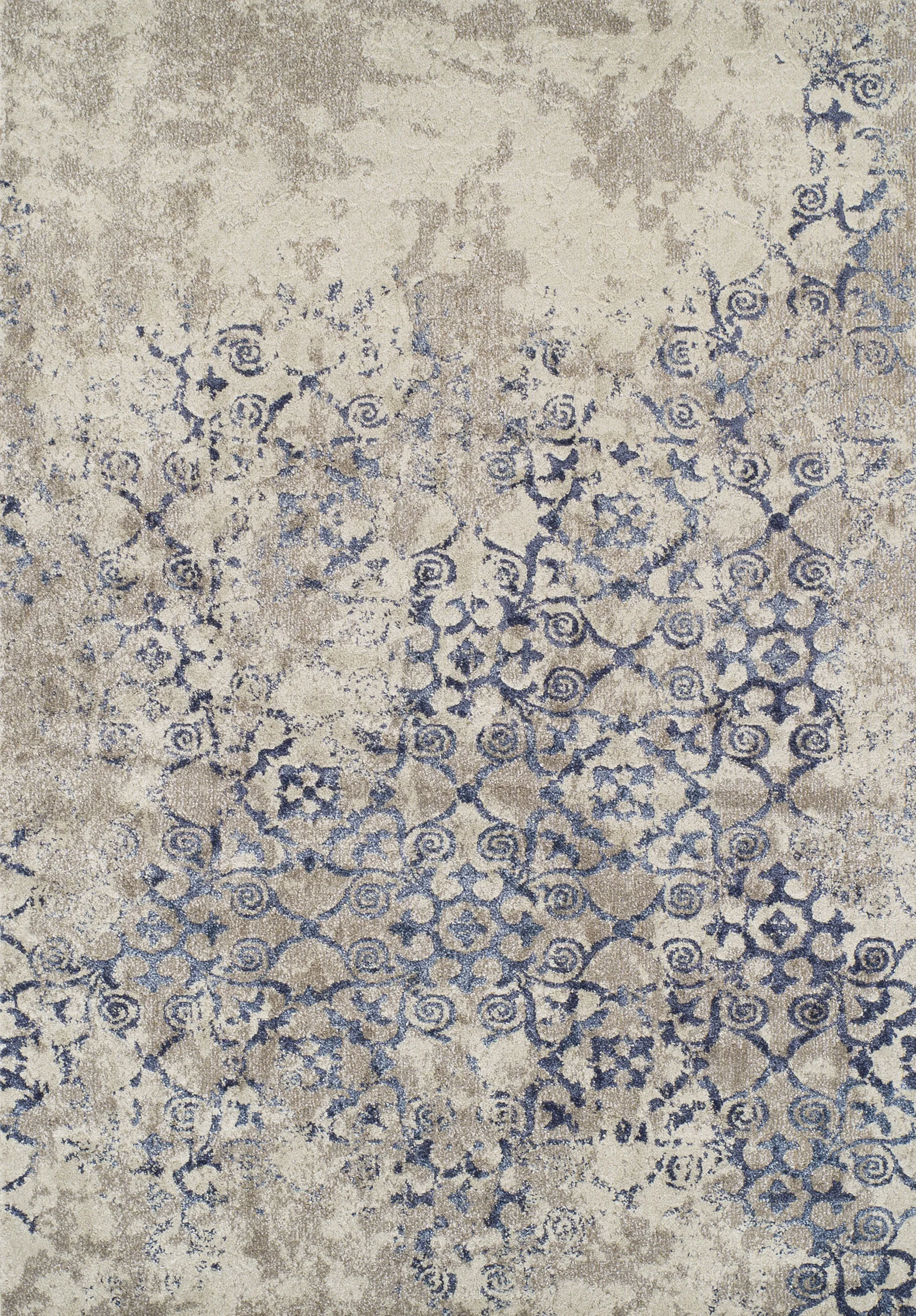 Lealla Blue 3' x 5' Rug - Image 1
