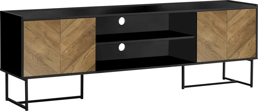 Rothmullan Black 72 in. Console