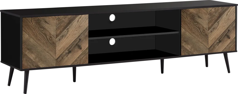 Rougemont Black 72 in. Console