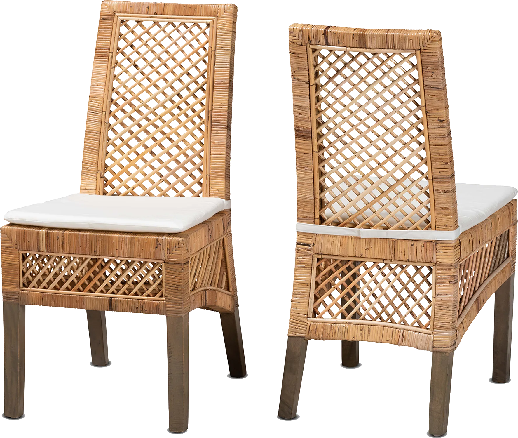Argolana I Brown Side Chair, Set of 2 - Thumbnail - Image 1