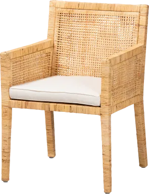 Claver Brown Arm Chair
