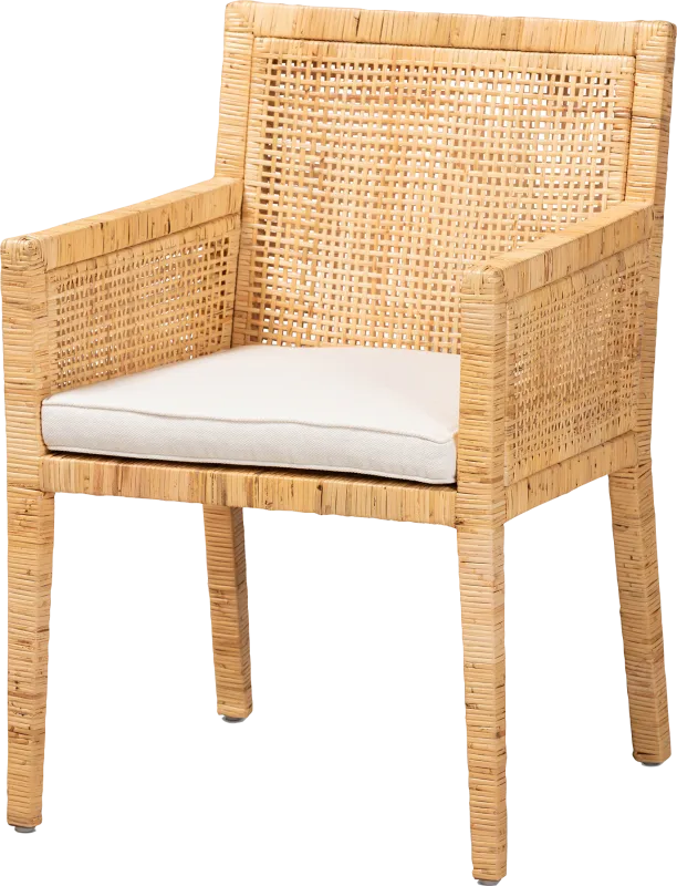 Claver Brown Arm Chair