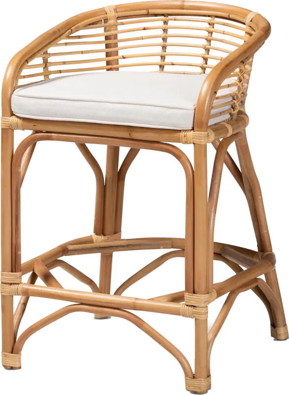 Evasel Brown Counter Stool