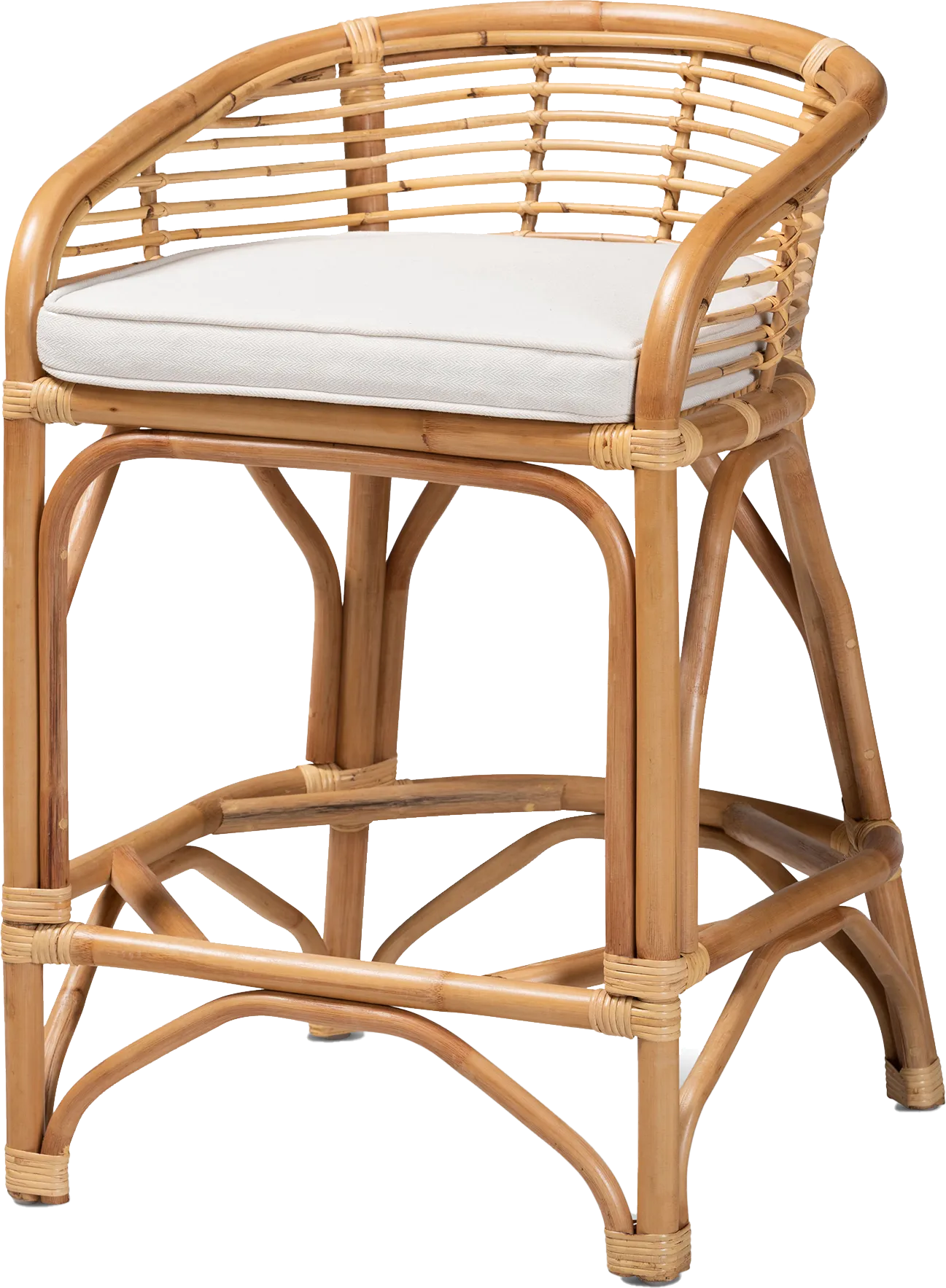 Evasel Brown Counter Stool - Image 1