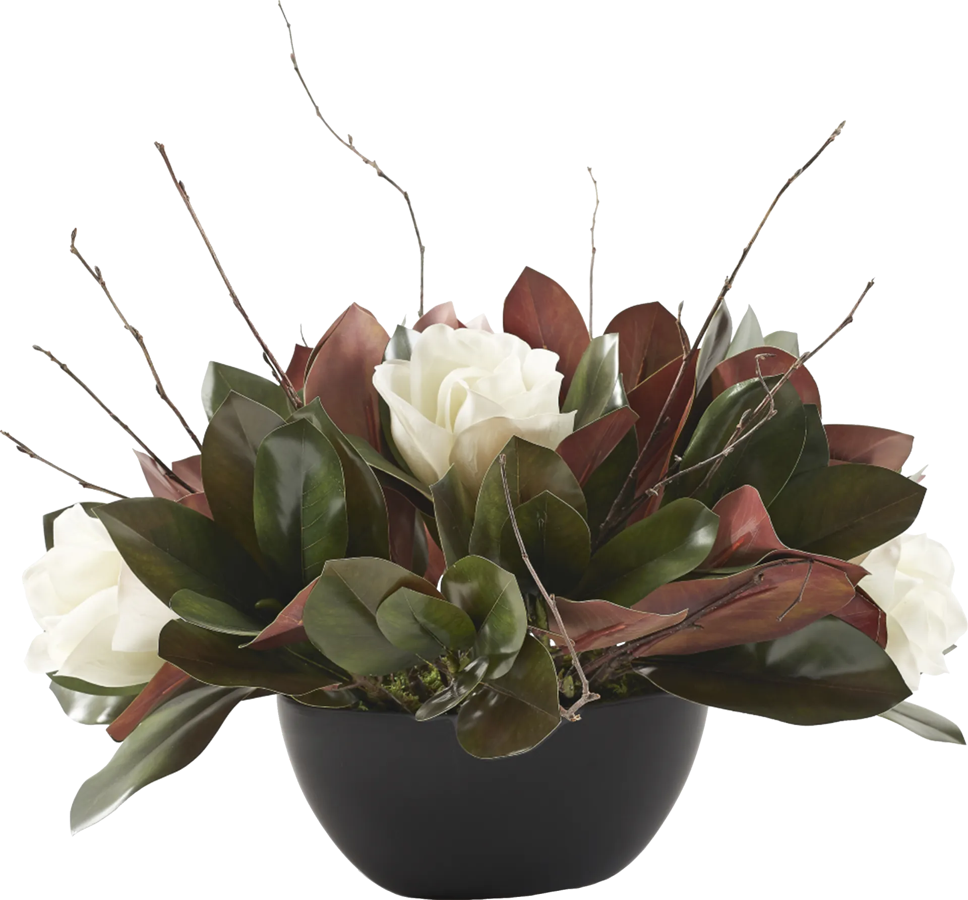 Matney Black Magnolia Silk Plant - Image 1