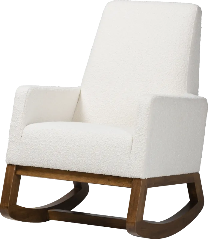 Amebco Off-White Rocking Chair