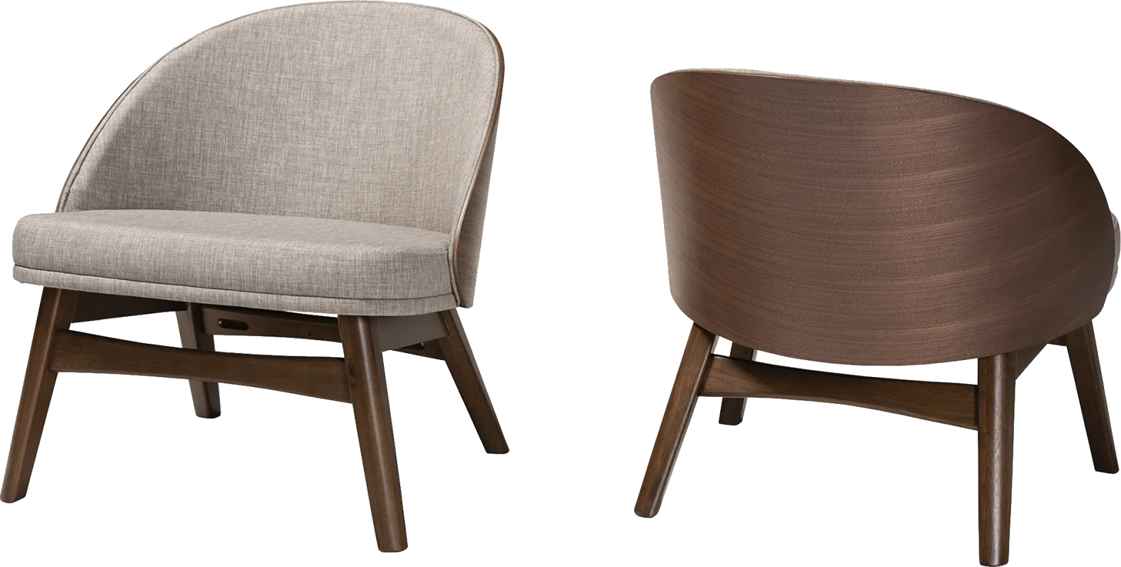 Moraga Gray Accent Chair, Set of 2