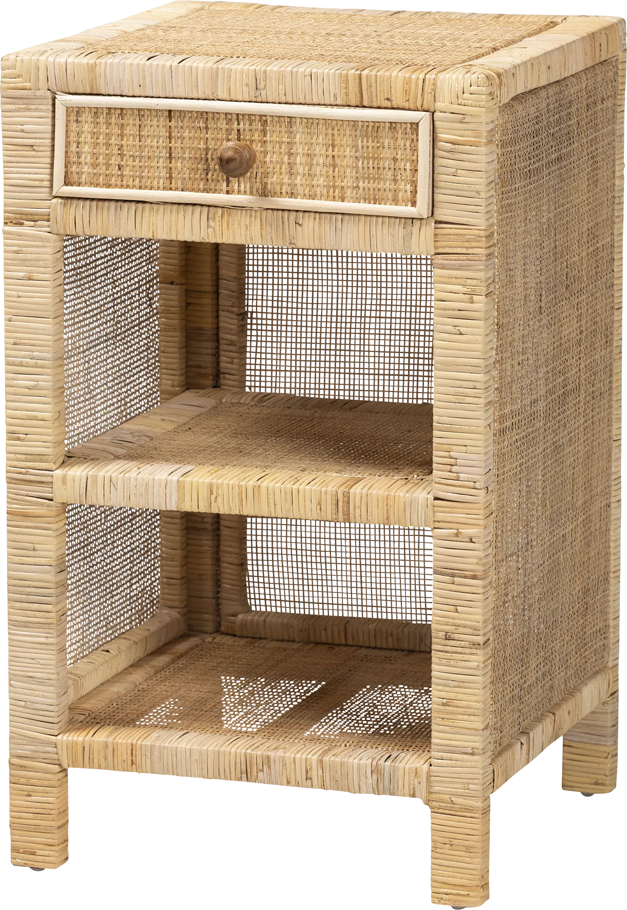 Reinert V Brown Nightstand - Image 1