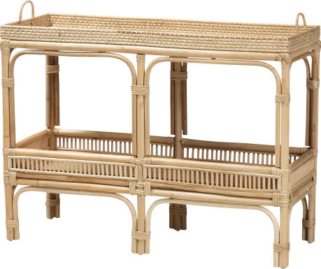 Estoque Brown Sofa Table