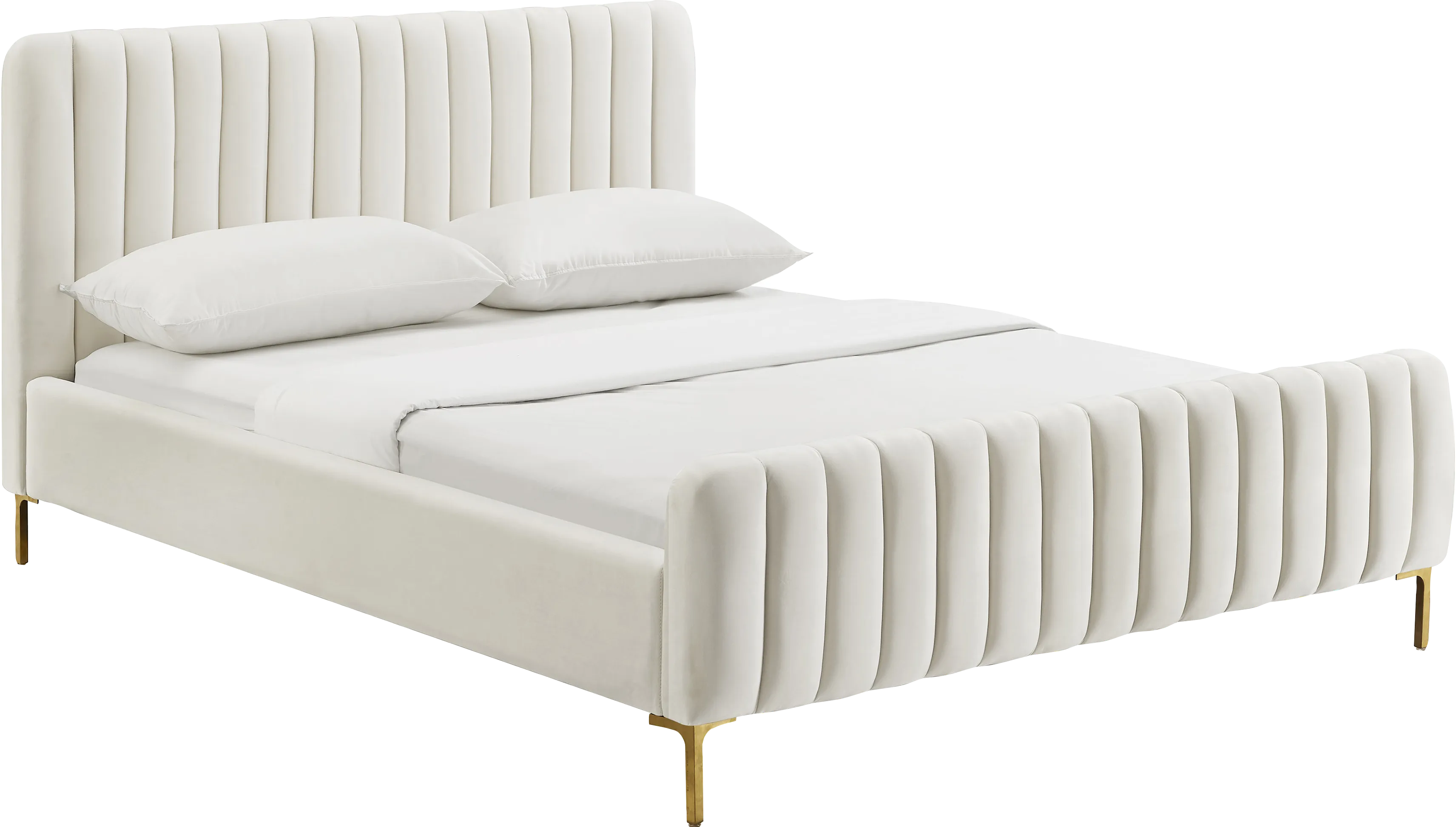 Delia May Cream Full Bed - Thumbnail - Image 1