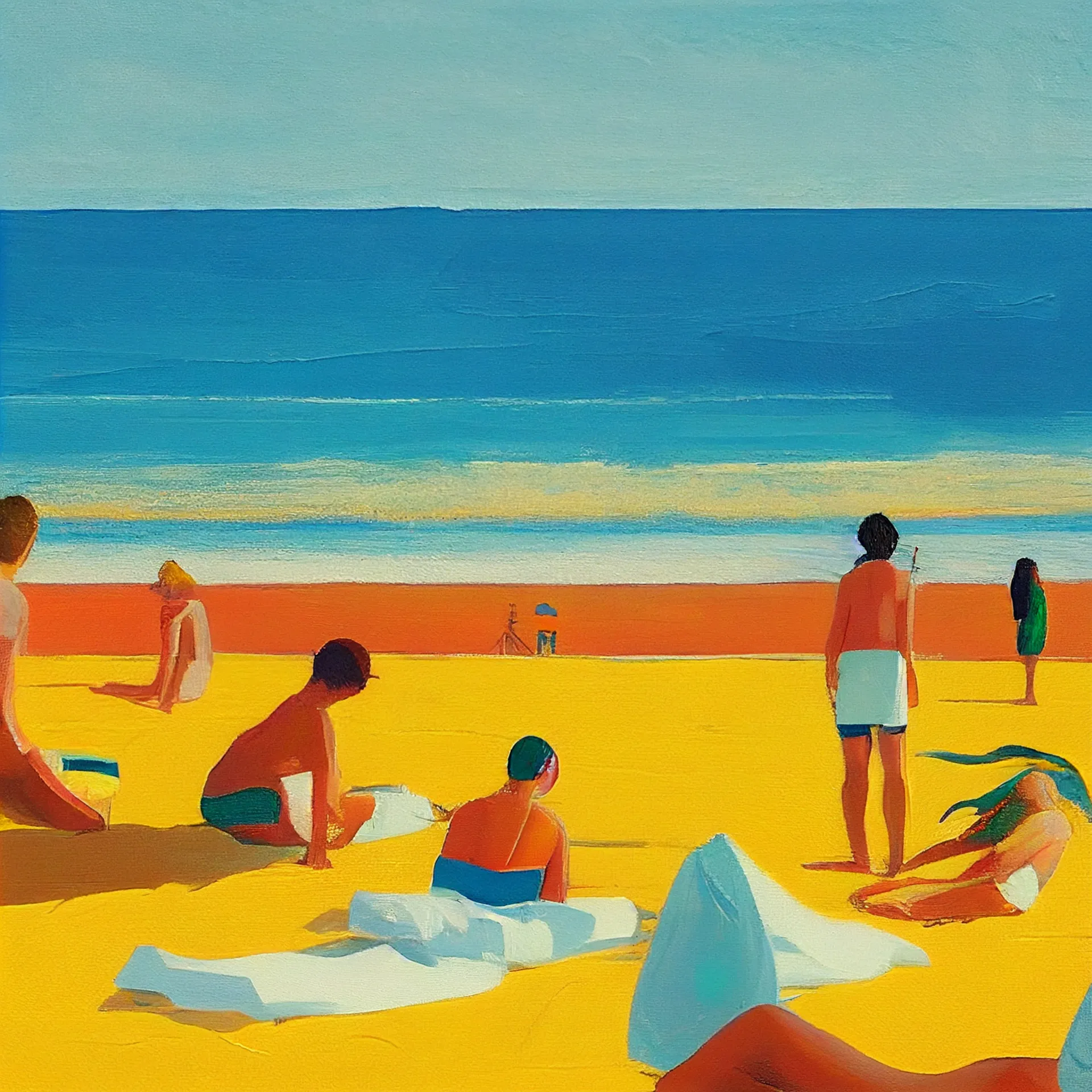 Henzie Orange Artwork - Image 1