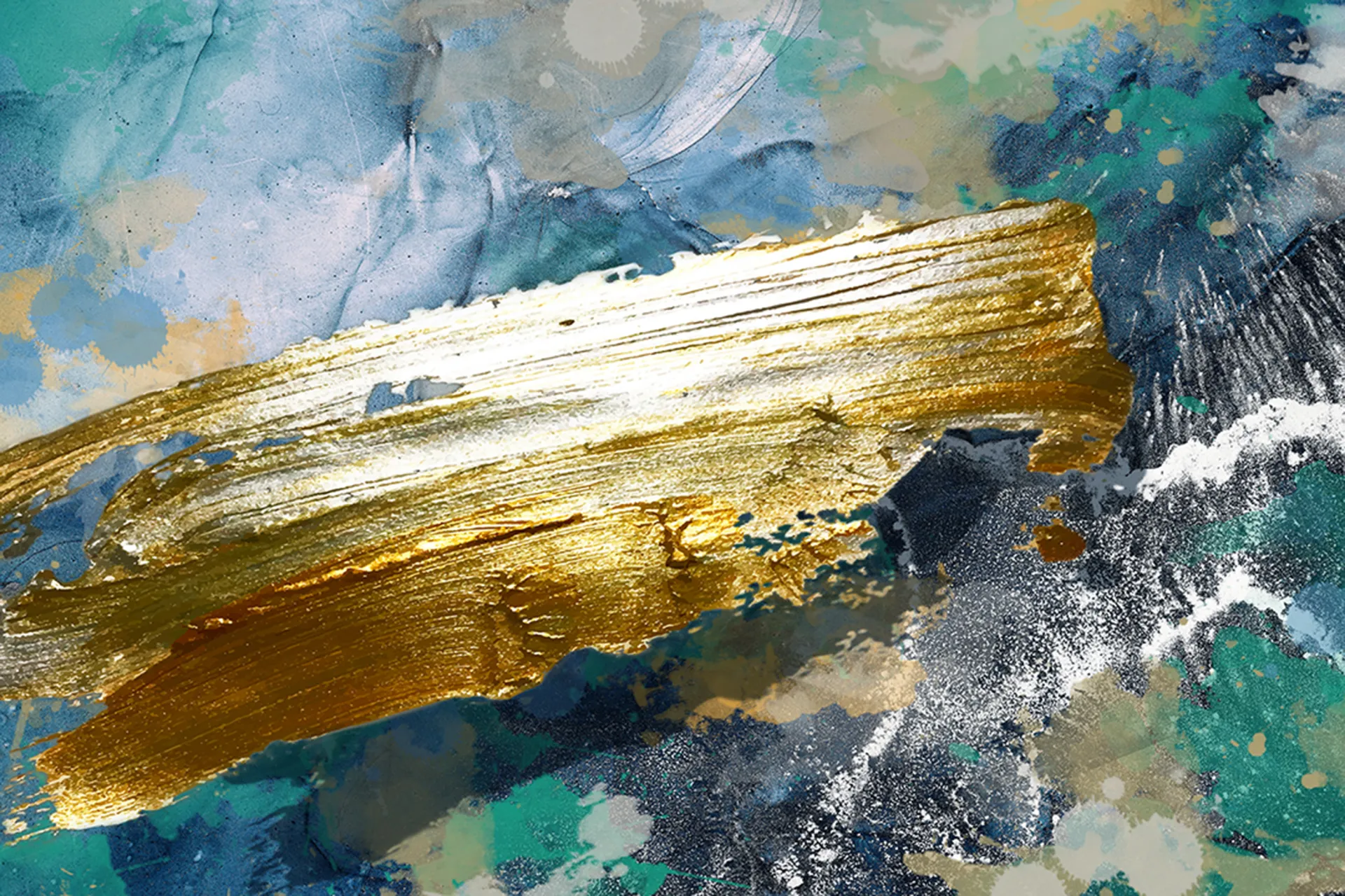 Gauvin Blue Artwork - Image 1