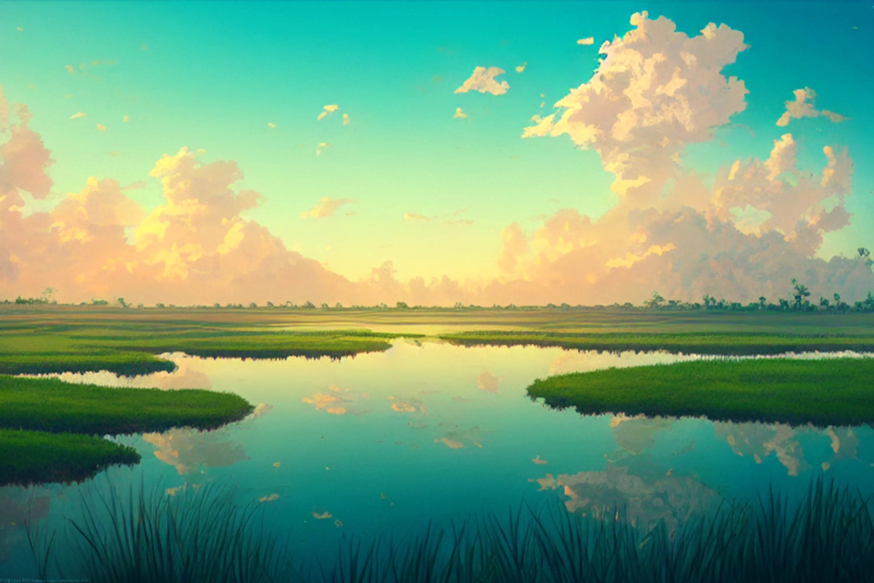 Fostmere III Green Artwork - Thumbnail - Image 1