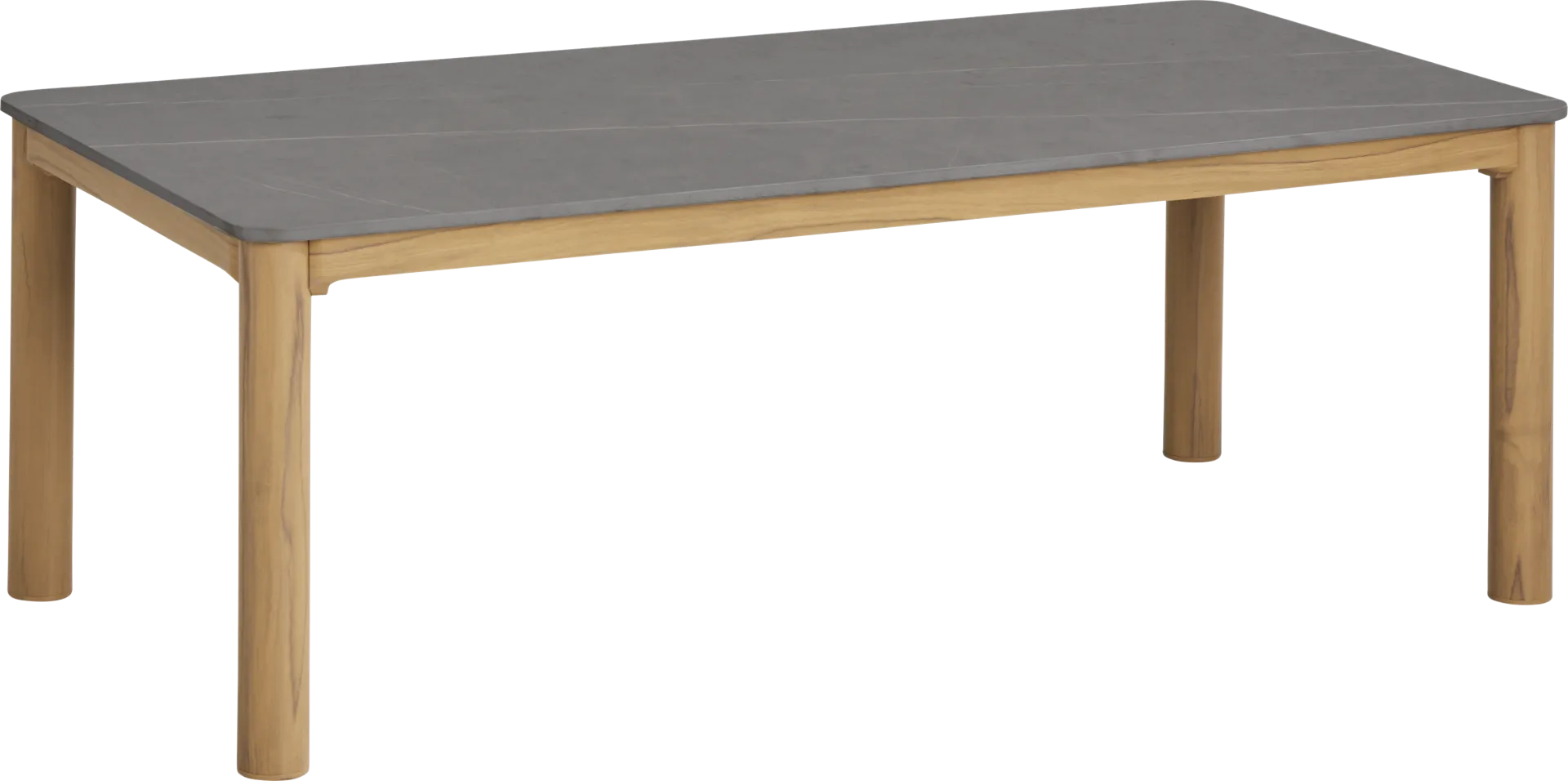 Logen Natural Outdoor Cocktail Table - Image 1