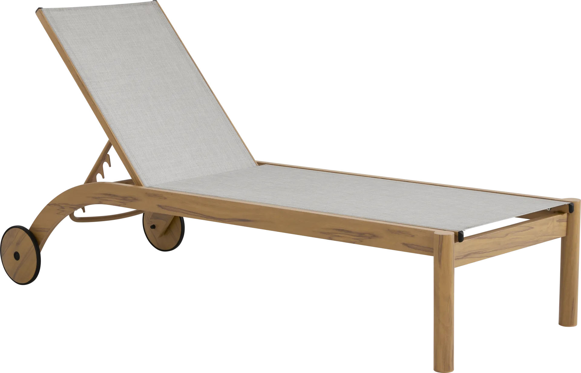 Logen Natural Outdoor Chaise - Image 1