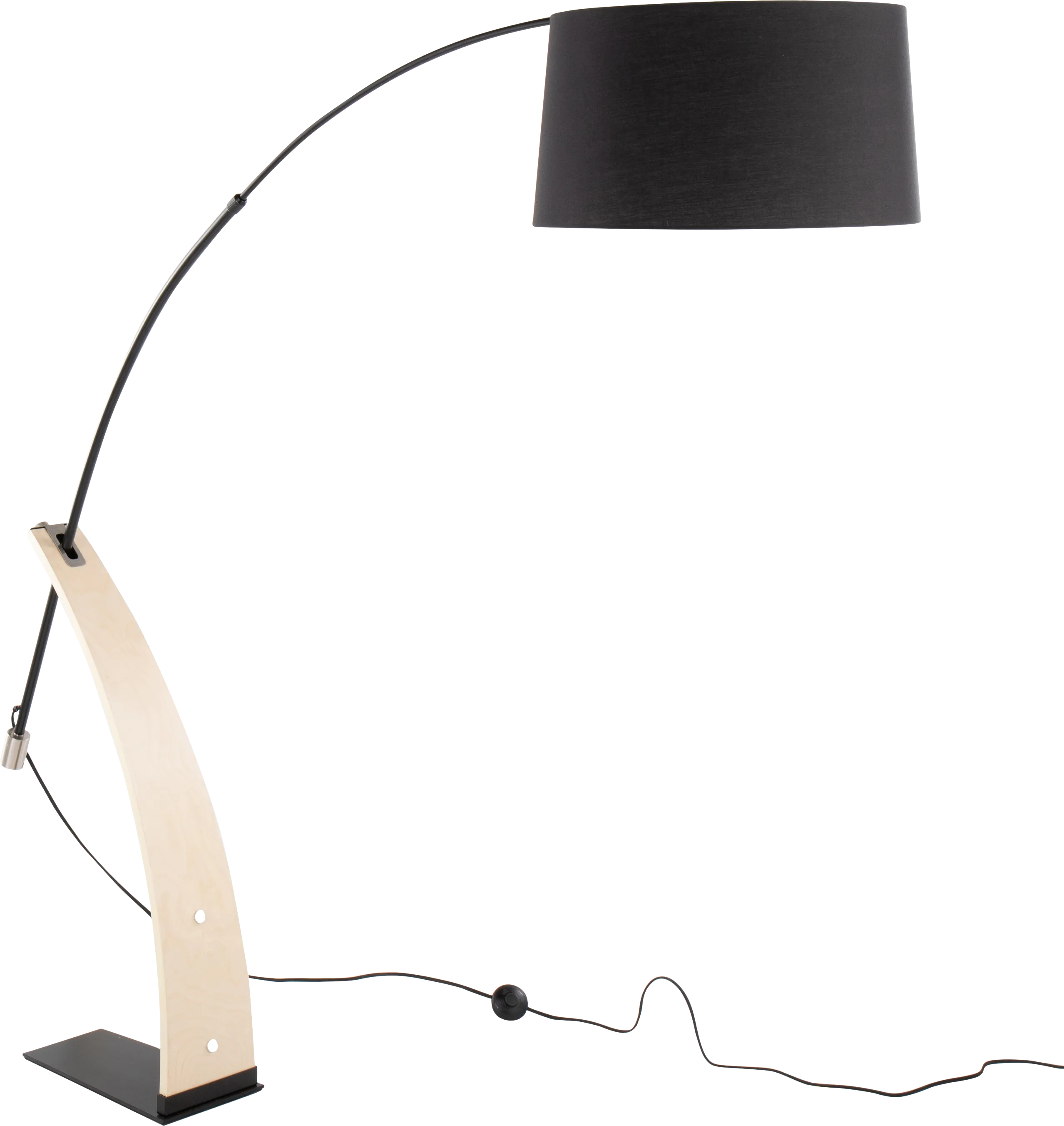 Restgate Black Floor Lamp - Thumbnail - Image 1