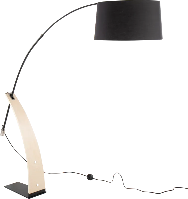 Restgate Black Floor Lamp