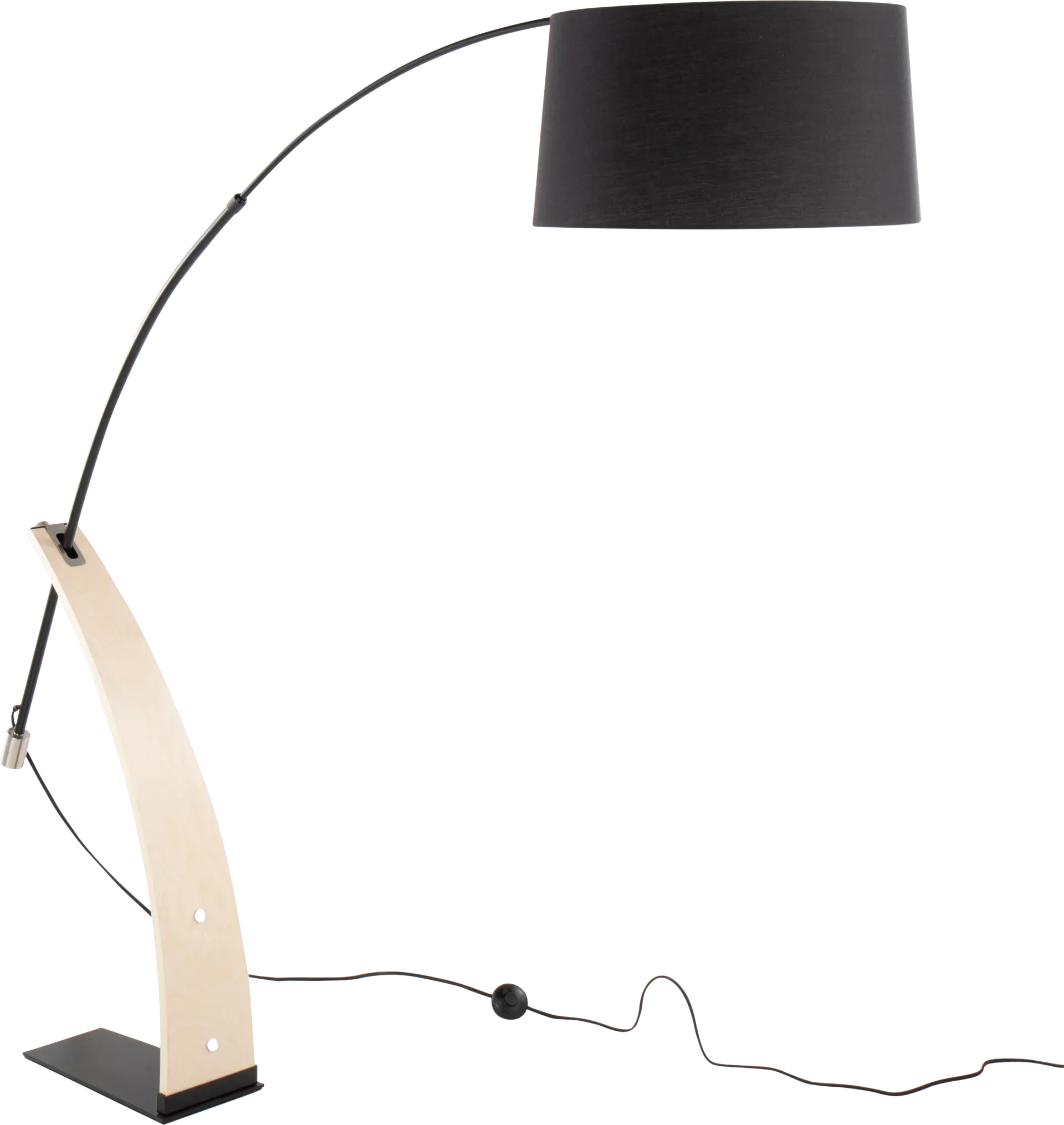 Restgate Black Floor Lamp - Image 1