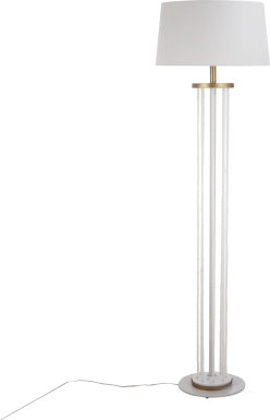 Bahia View White Floor Lamp