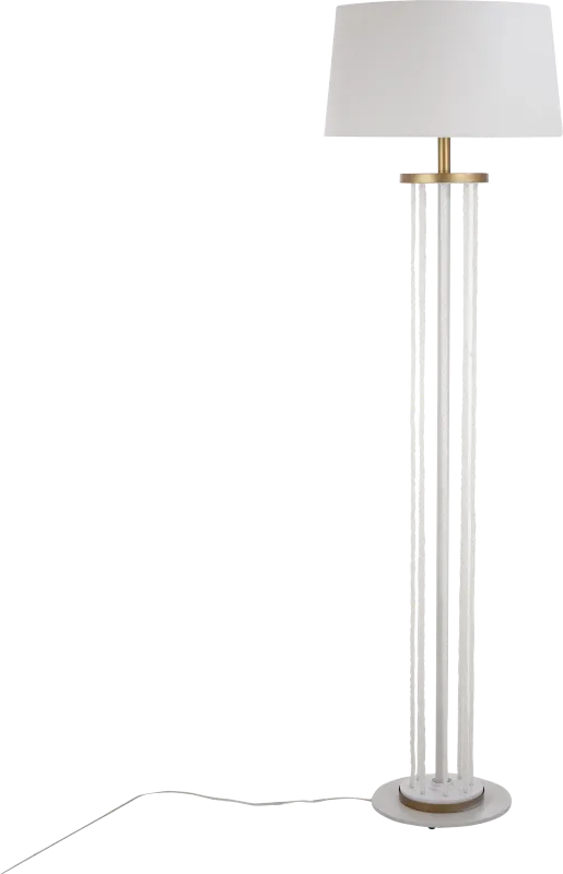 Bahia View White Floor Lamp