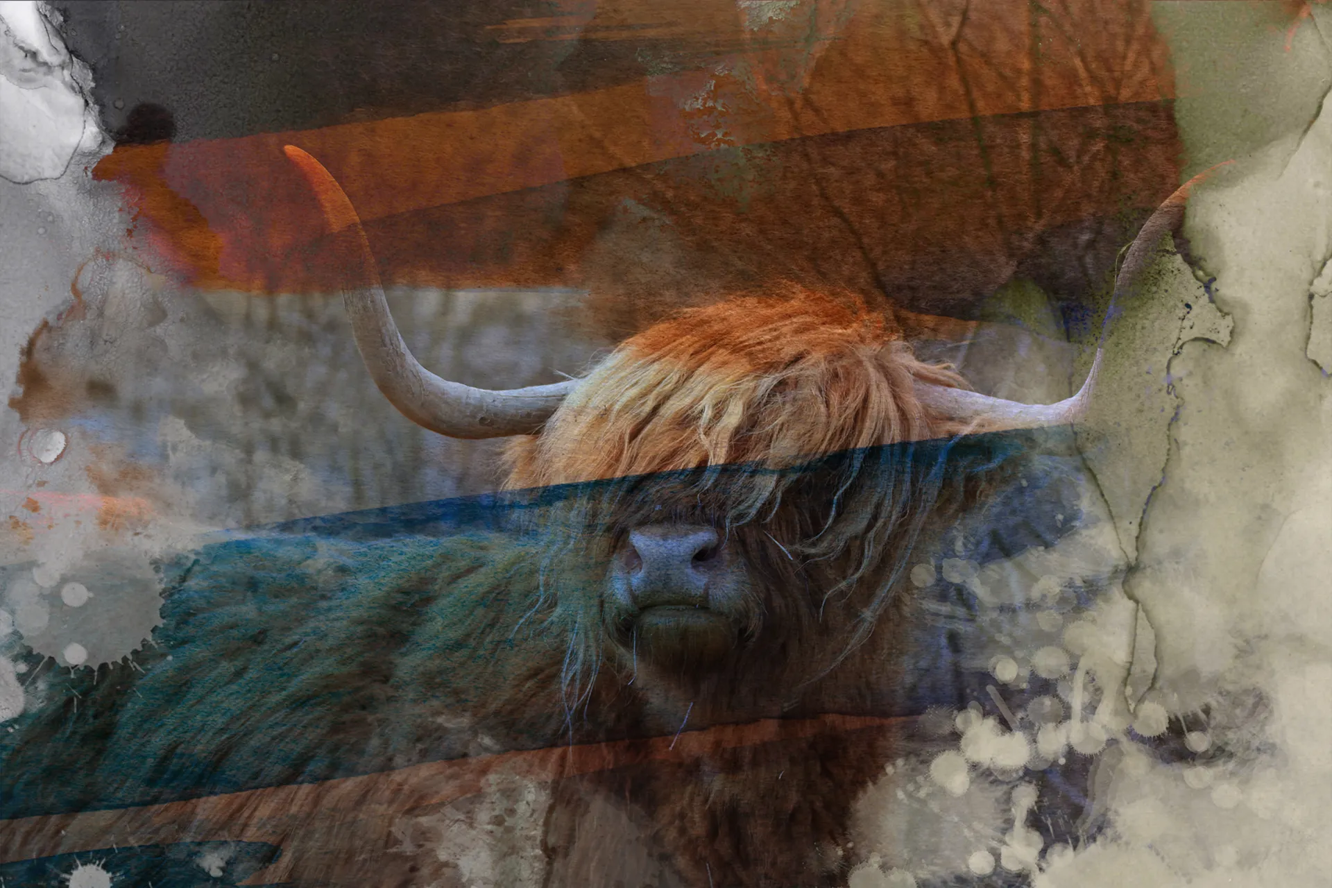 Thurber II Brown Artwork - Image 1