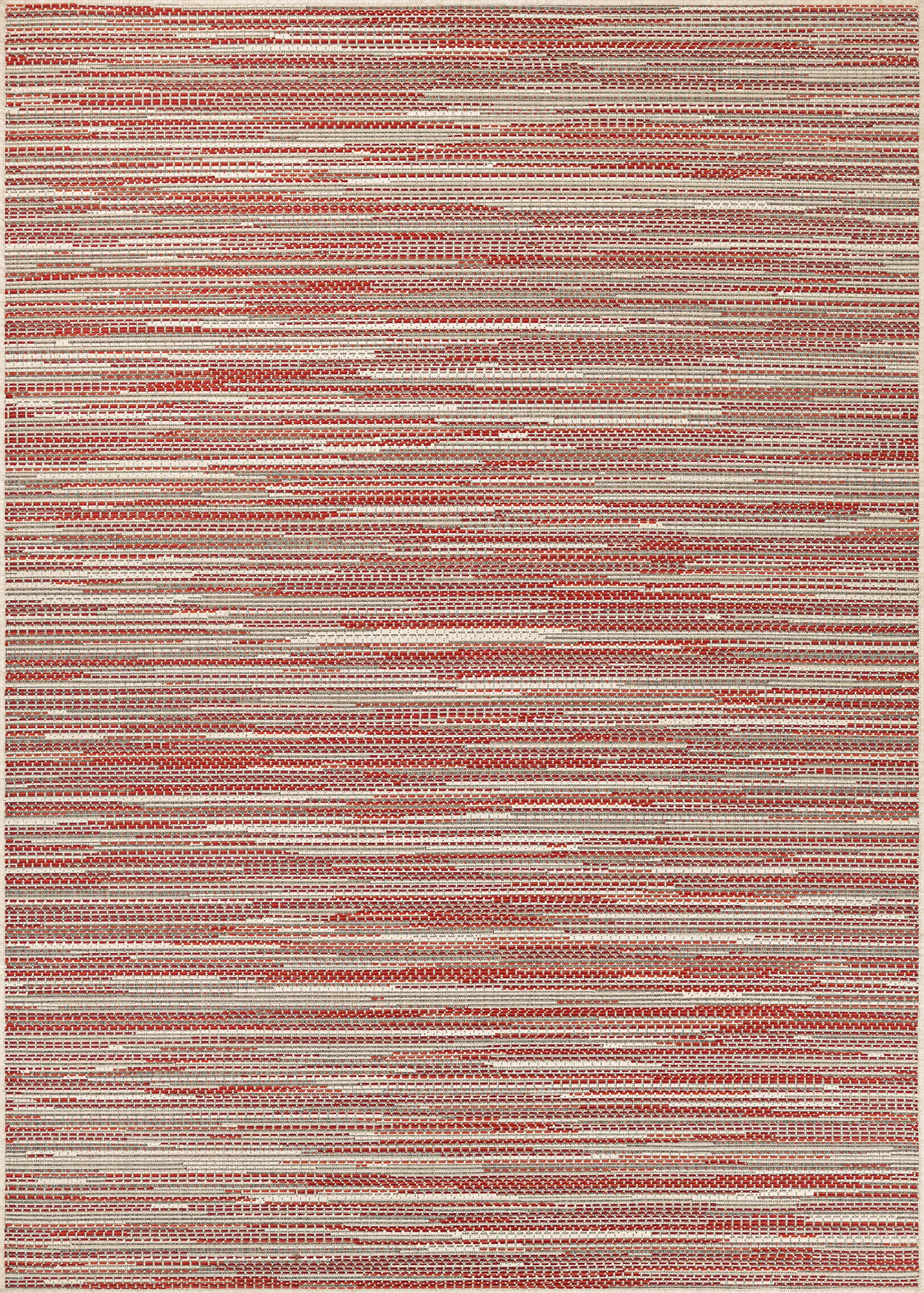 Alassio Red 7'6 x 10'9 Indoor/Outdoor Rug - Thumbnail - Image 1