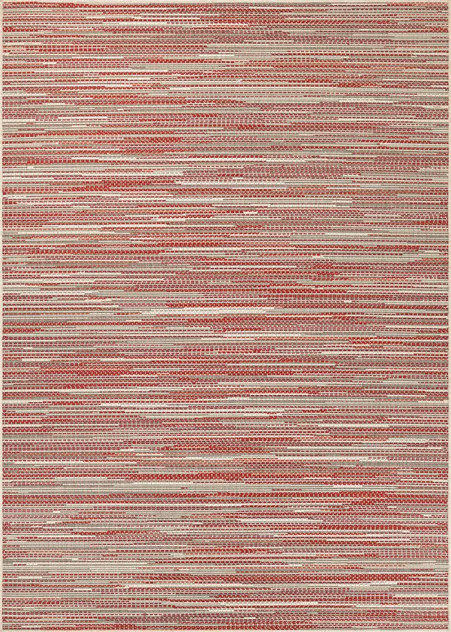 Red Polyporene Rug Alassio Red Polypropylene Fabric Outdoor Indoor/Outdoor Rug | Rooms to Go
