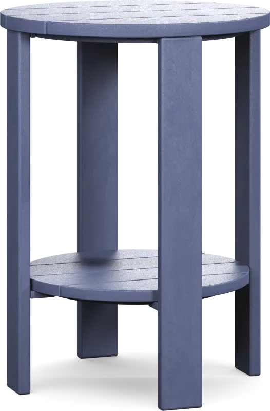 Addy Navy Outdoor Balcony Side Table