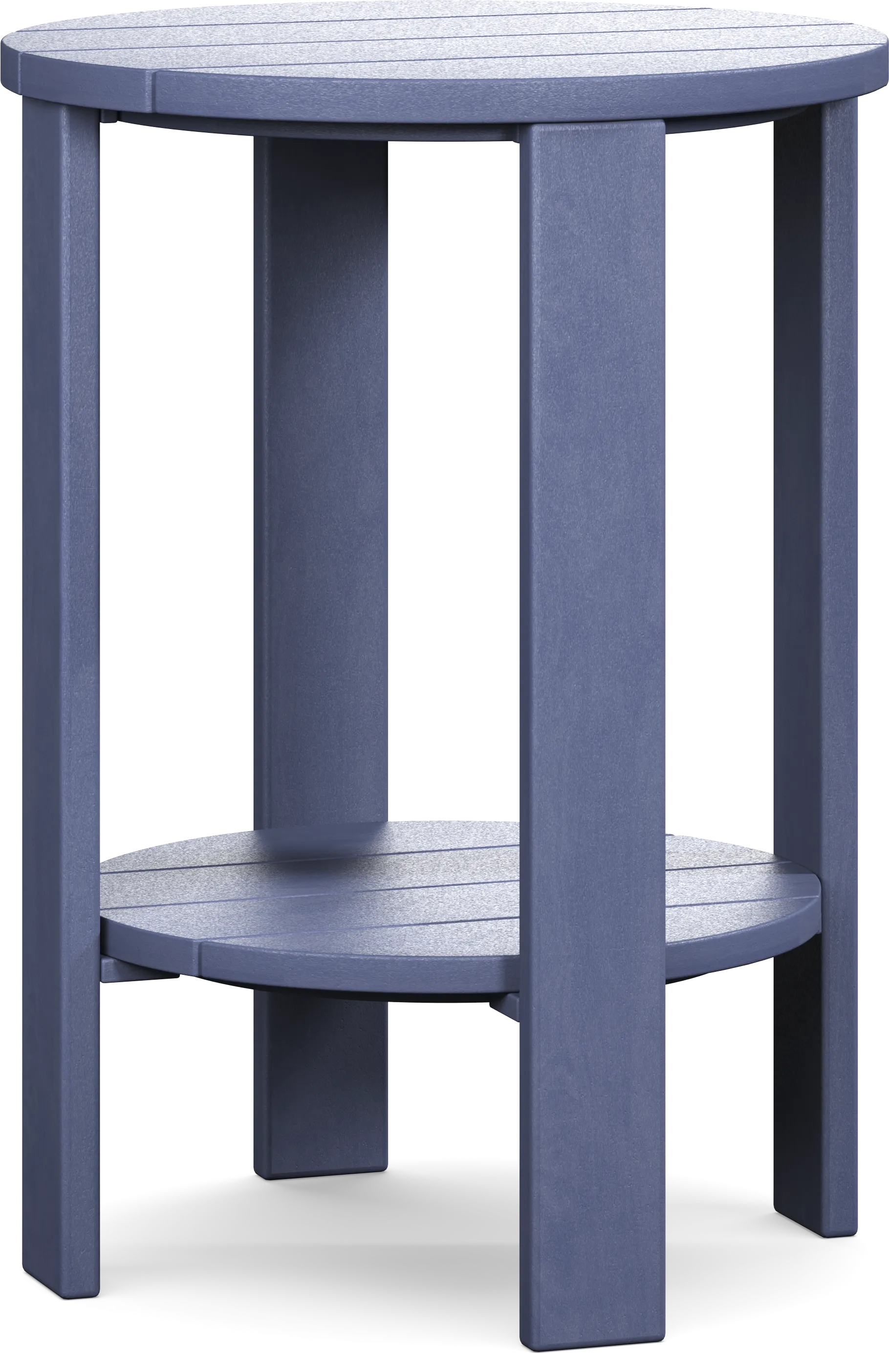 Addy Navy Outdoor Balcony Side Table - Image 1