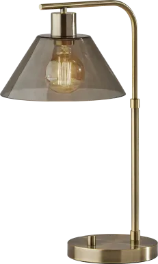Jacelyn Point Brass Lamp