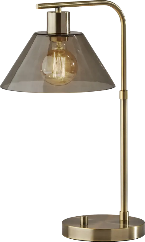 Jacelyn Point Brass Lamp
