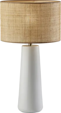 Harney Cave White Lamp