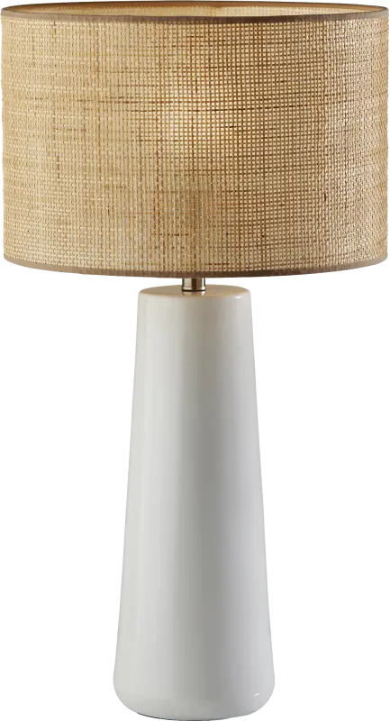 Harney Cave White Lamp