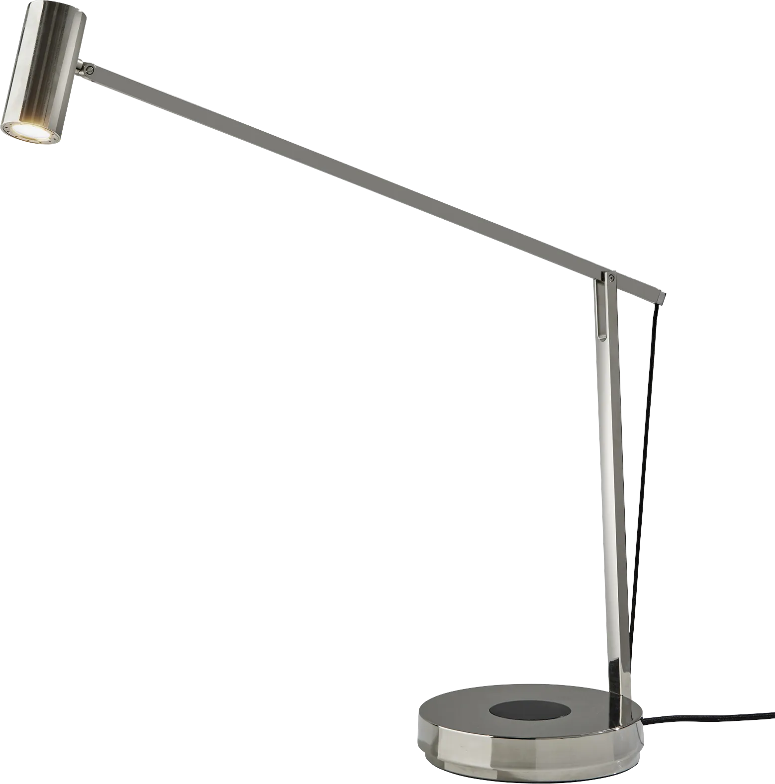 Patsy Post Nickel Lamp