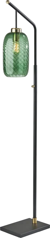 Marge Point Green Floor Lamp