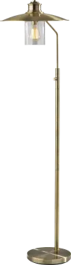 Nephi Creek Brass Floor Lamp
