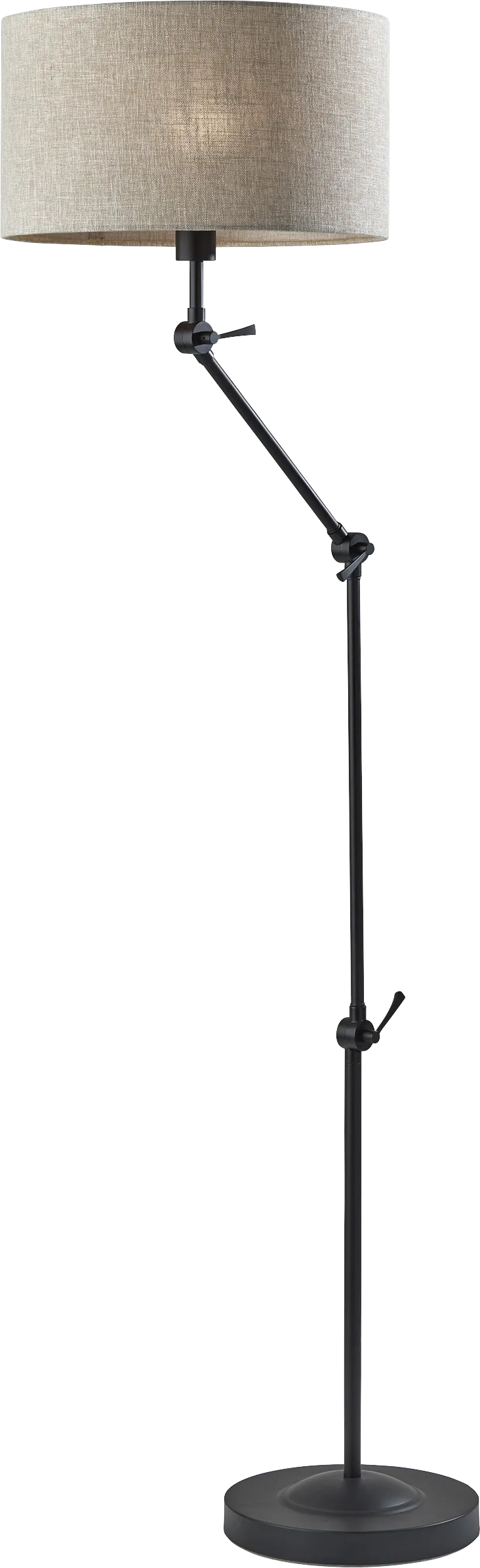 Swoope Isle Bronze Floor Lamp - Image 1