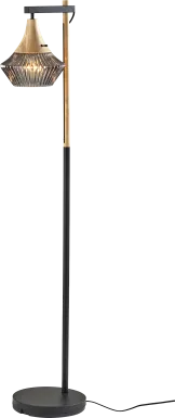 Fireside Gate Black Floor Lamp