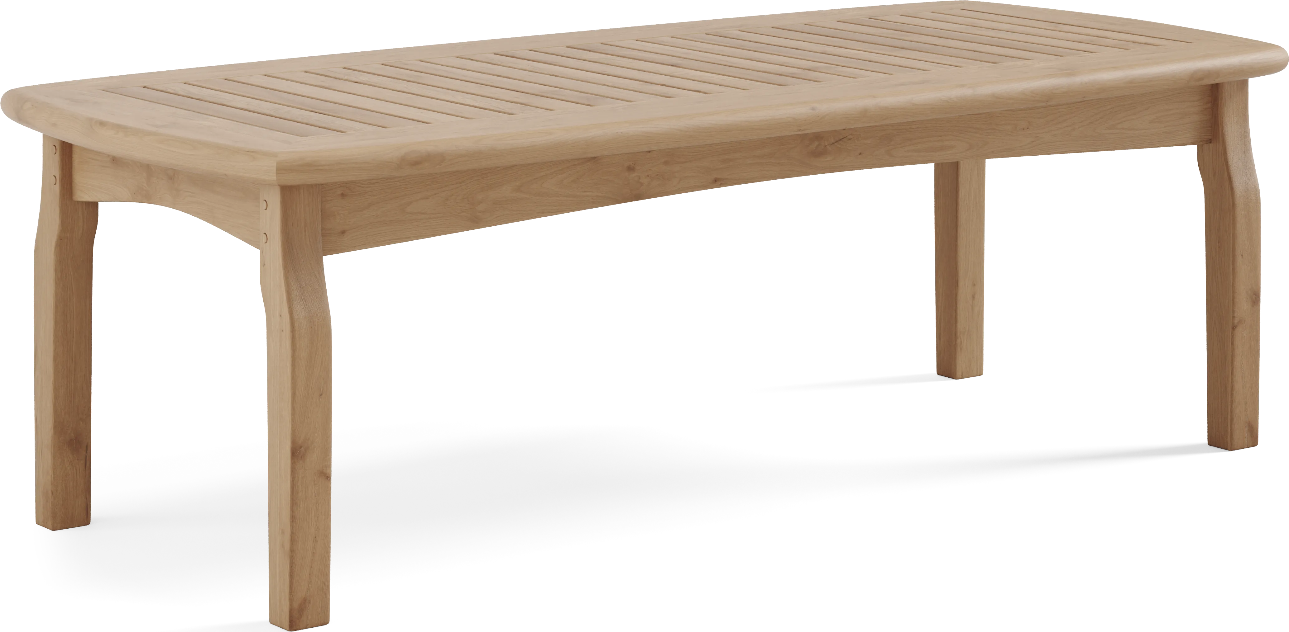 Pleasant Bay Teak 4 Pc Outdoor Loveseat Seating Set with Indigo Cushions - Thumbnail - Image 7