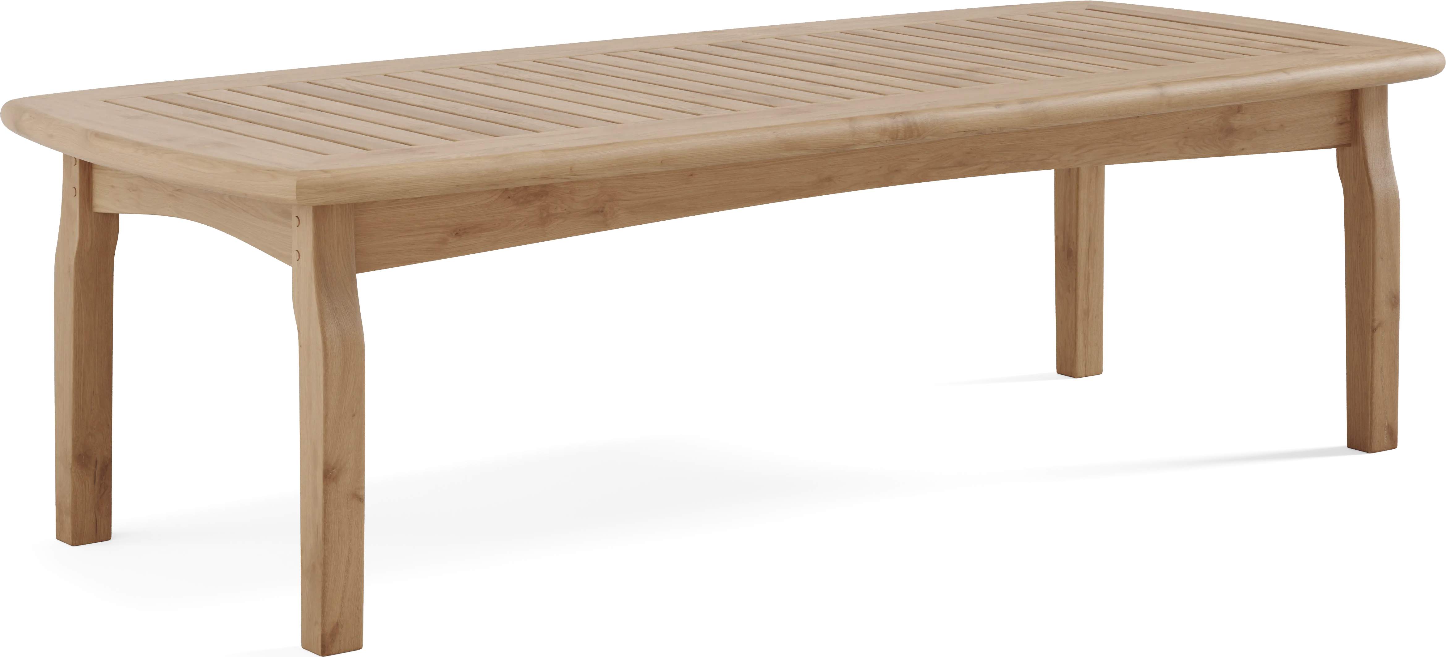 Pleasant Bay 60.5 in. Teak Outdoor Cocktail Table - Thumbnail - Image 1