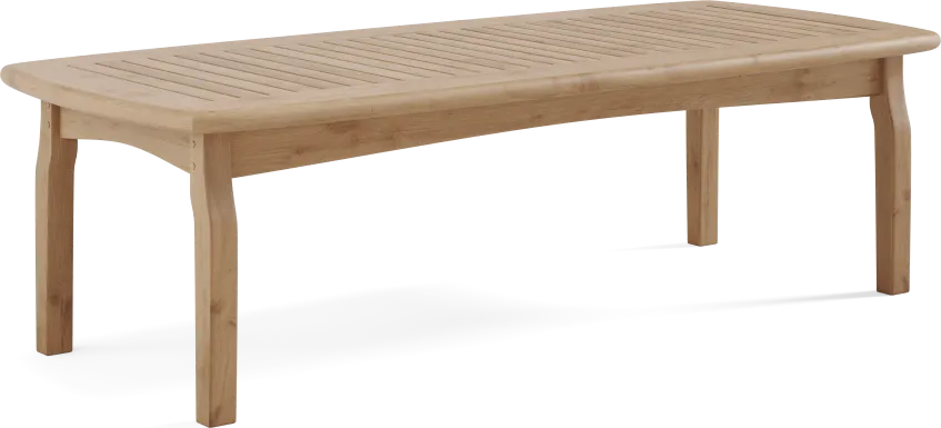 Pleasant Bay 60.5 in. Teak Outdoor Cocktail Table