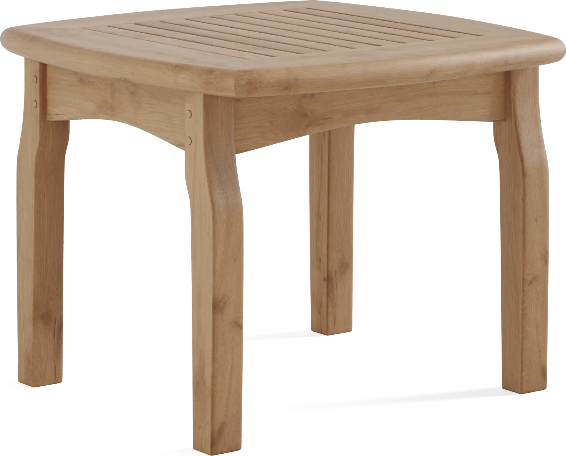 Pleasant Bay Teak 6 Pc Outdoor Seating Set with White Sand Cushions - Image 8