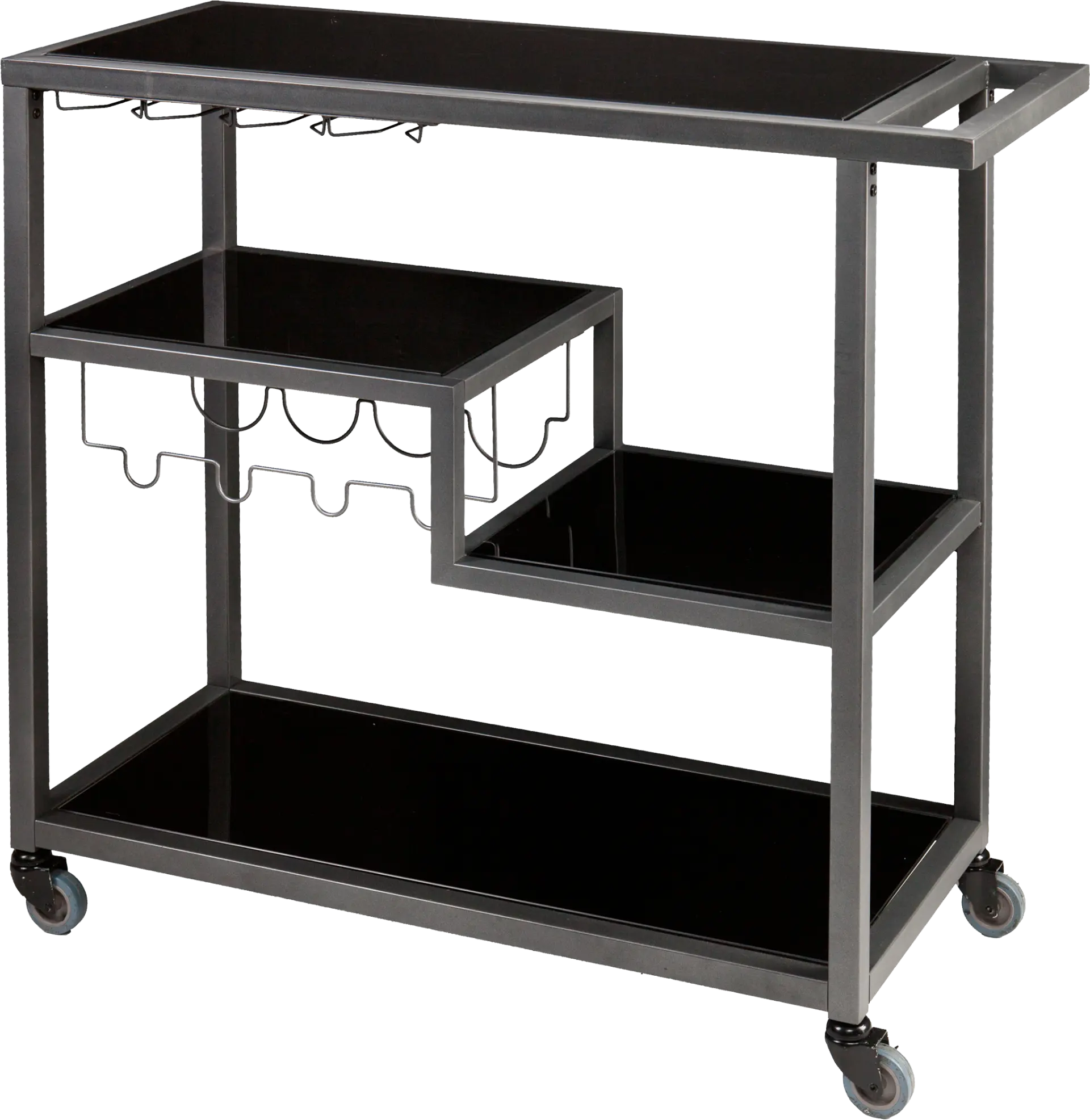 Zephs Black Bar Cart