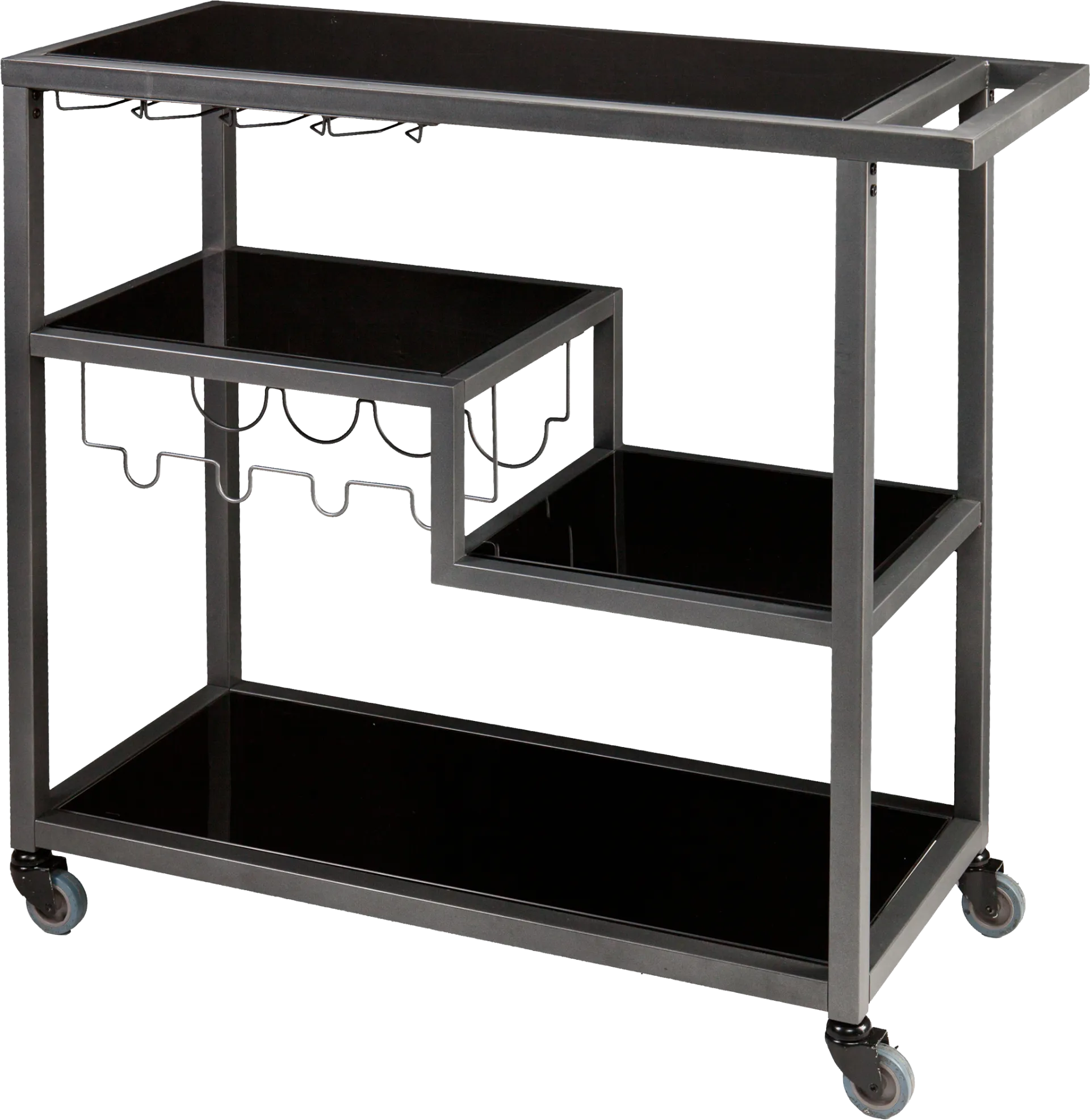 Zephs Black Bar Cart - Image 1